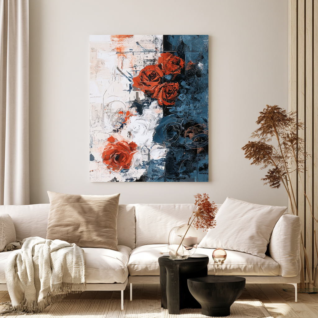Roses Contrastées